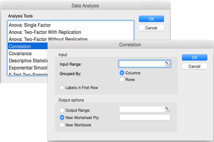 microsoft excel data analysis toolpak mac